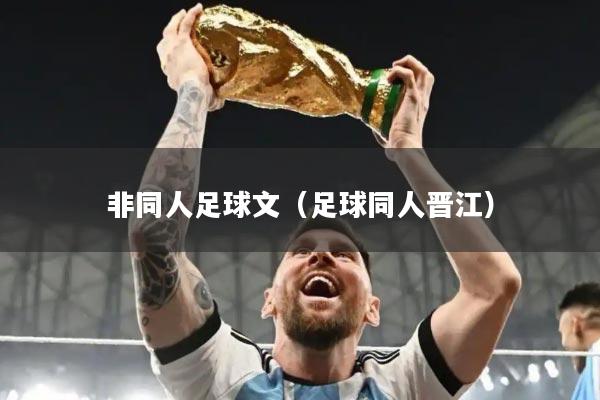非同人足球文（足球同人晋江）